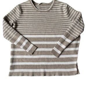 Athleta Striped Women's Knit Merino Wool Sweater Size S
